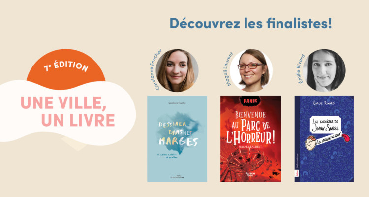 Une ville, un livre | Les finalistes de la 7e édition