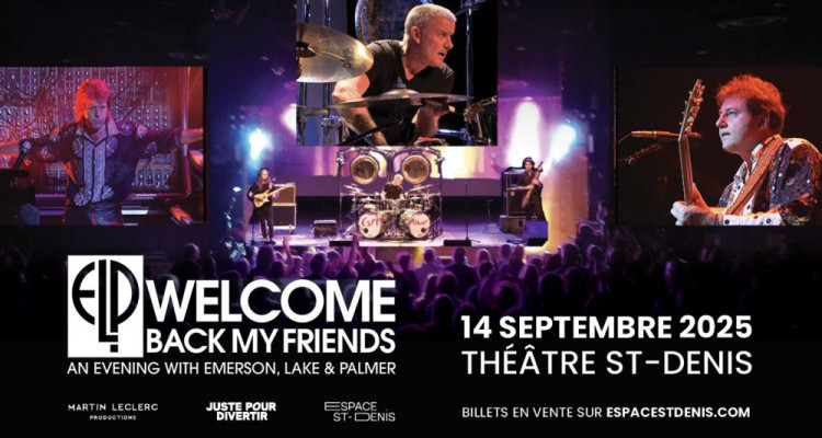 «An evening with Emerson, Lake & Palmer» à Montréal en septembre 2025