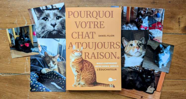 «Pourquoi votre chat a toujours raison», le nouveau livre de l'éduchateur