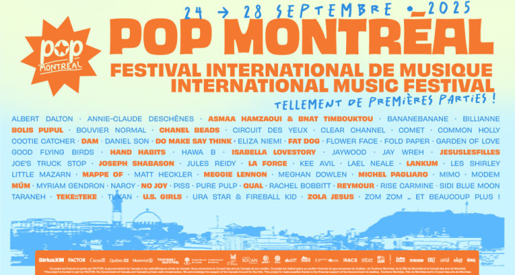 POP Montréal annonce la programmation complète de l'édition 2025